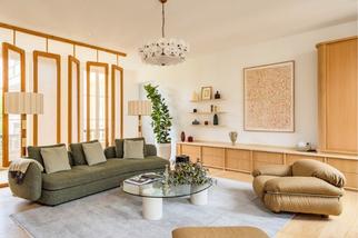 Aperçu du salon d'un appartement 1.75 Paris